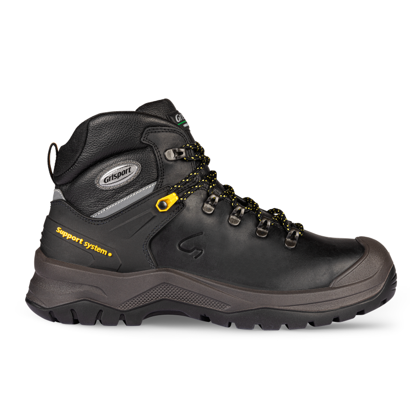 Grisport Safety 70416 L / 33130 Hoog S3 Leer Gevoerd - Zwart