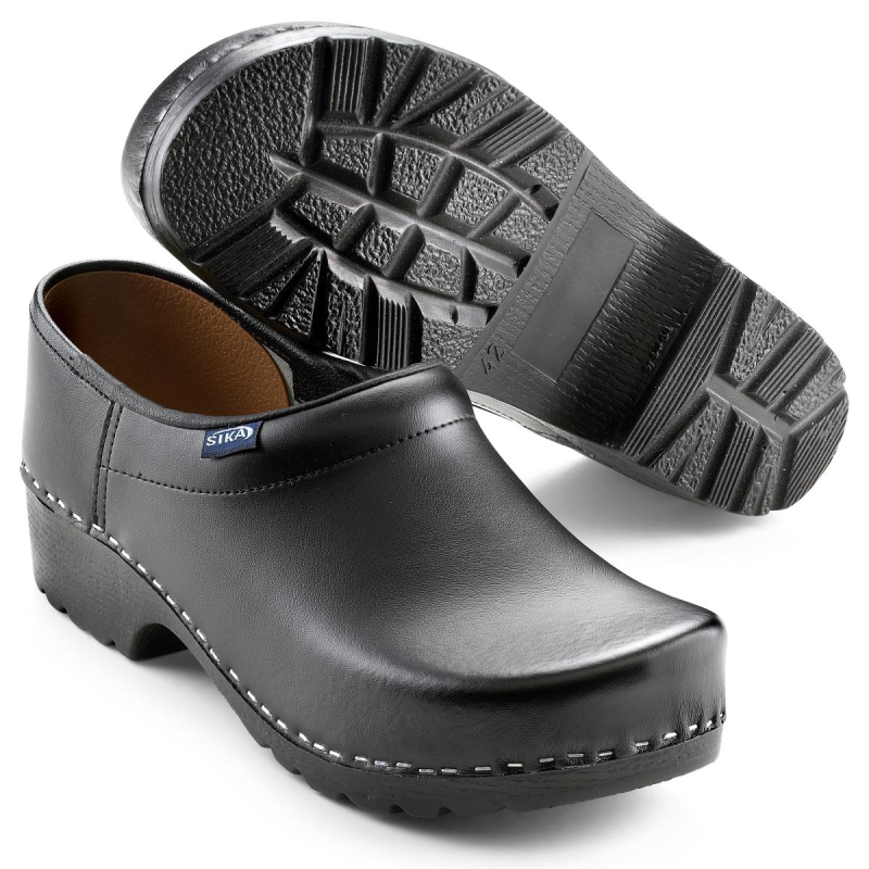 Sika 124 Klomp Traditionel D.H. PU - Zwart