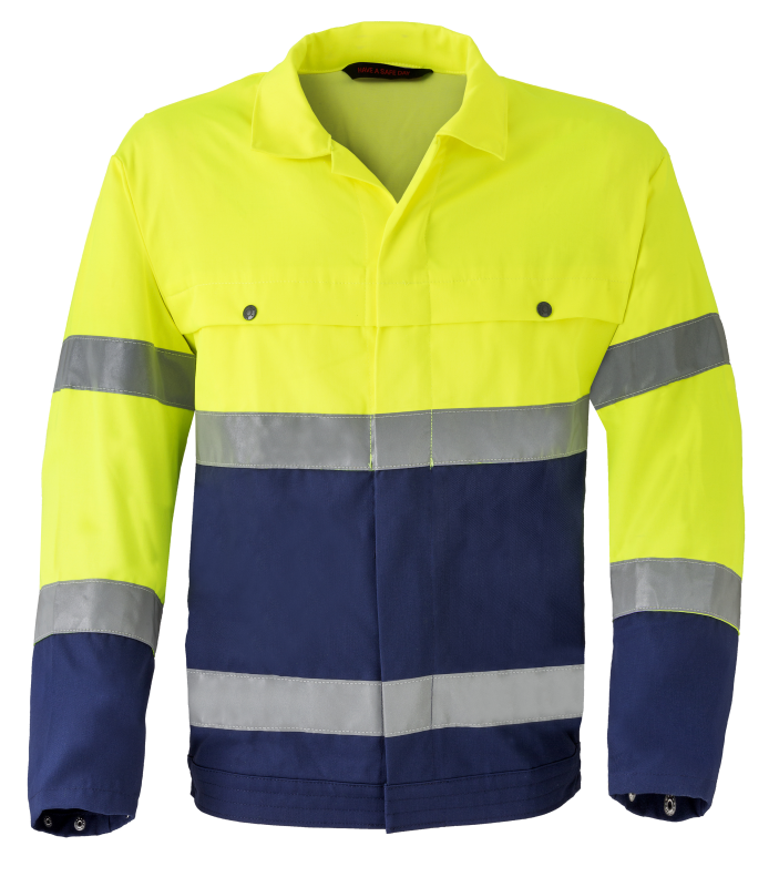 Havep High Visibility Jack 5105 - Flessengroen/Fluo oranje C8A