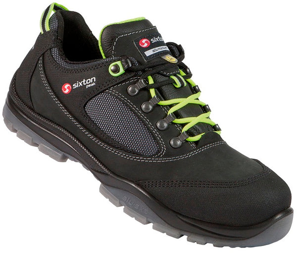 Sixton 93343-00 Swing Laag S3 - Zwart/Lime