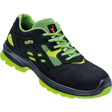 Schoen Flash 2605 Laag S1P - Zwart/Groen