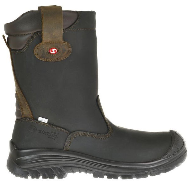 Sixton 81411-06 Ranch Laars Hdry Hoog S3 KN +ESD - Zwart/Bruin