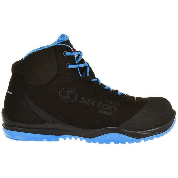 Sixton 91370-01 Cuban Hoog S3 SRC ESD - Zwart/Blauw