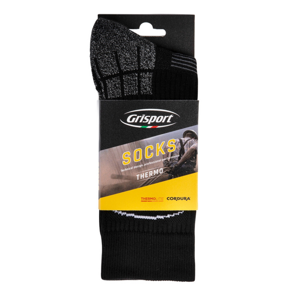 Grisport Thermo Sokken 25111 - Zwart/Grijs