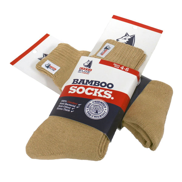 Sokken 92% Bamboo Zandkleur - Zand