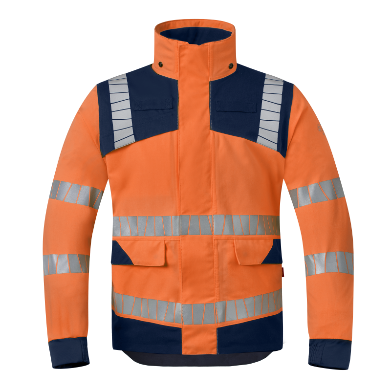 Havep Parka 50455 Fluo - Fluo Oranje/dark navy/Zwart