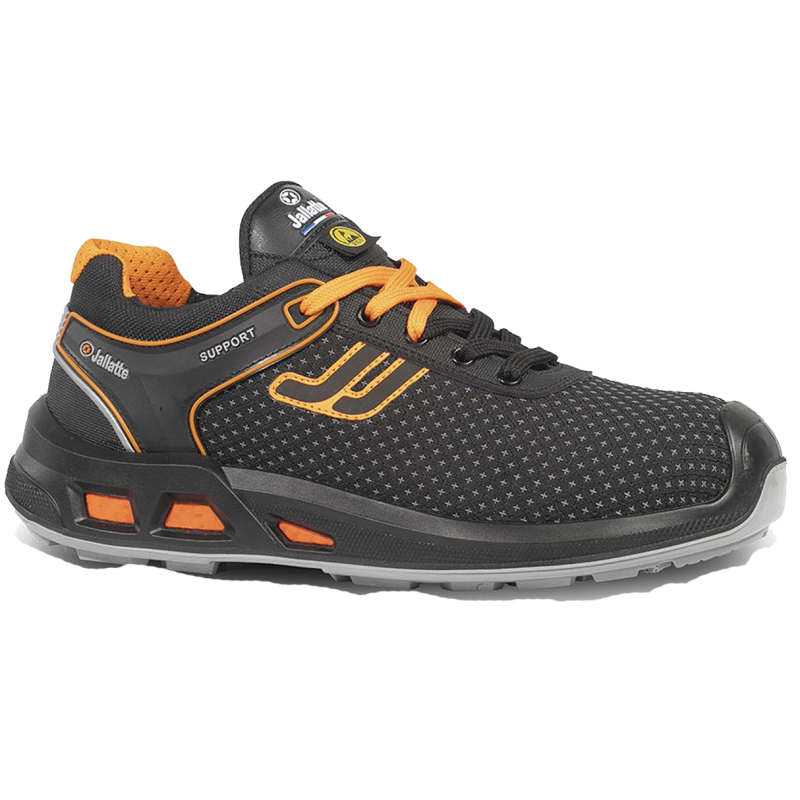 Jallatte Jalbomber laag S3 - Zwart/Oranje
