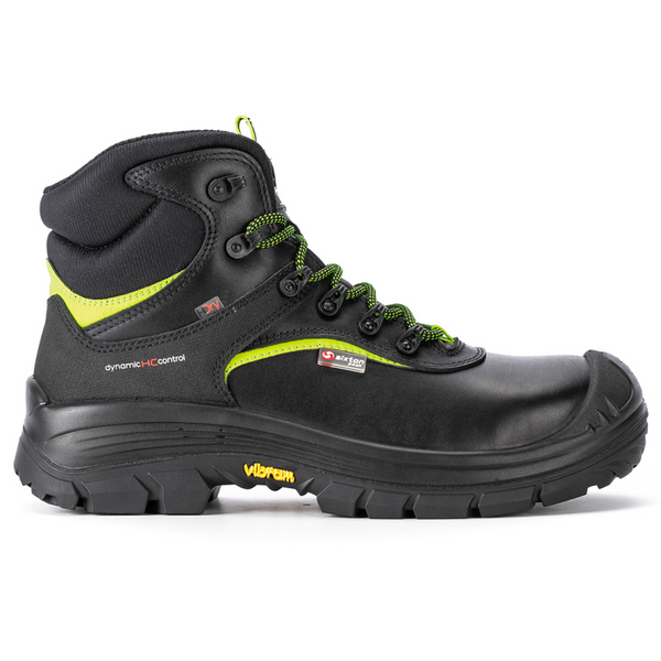 Sixton 89117-15 Eldorado Hoog S3 Hdry Zwart/Lime - Zwart/Lime