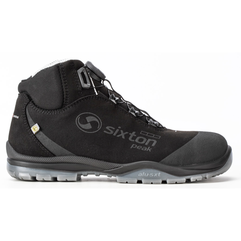 Sixton 93555-01 Tango High Boa S3S - Zwart