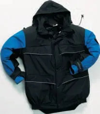 Pilotjack Newport, zwart - korenblauw
