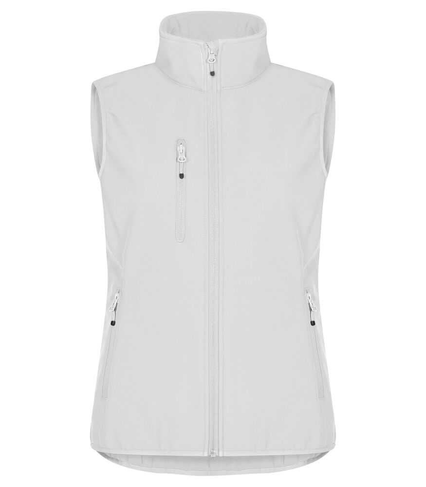 Clique Classic Softshell Vest Women - Wit