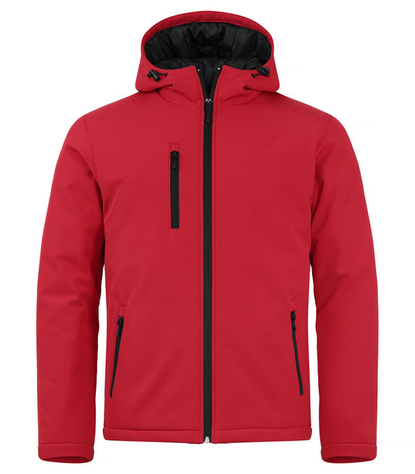 Clique Padded Hoody Softshell Jacket - Rood
