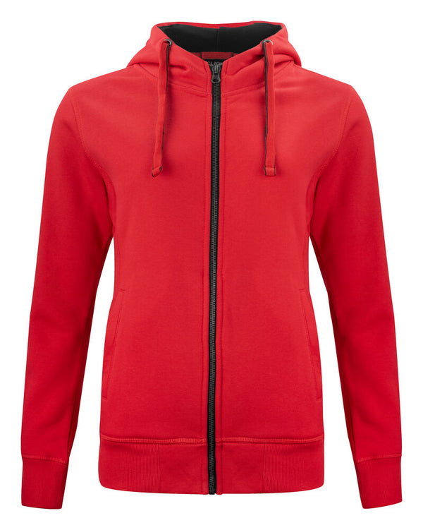 Clique Classic Hoody Full Zip Women - Rood