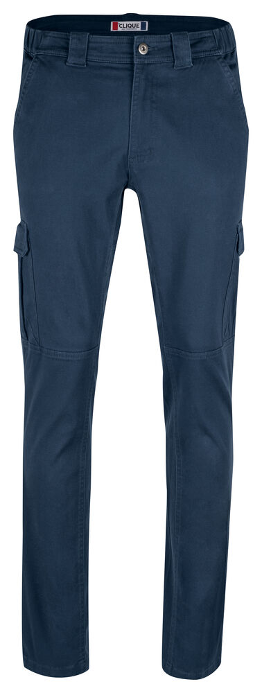 Clique Cargo Pocket Stretch Pants - Dark navy