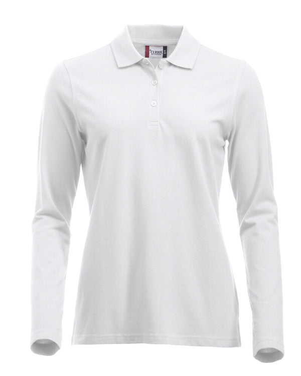 Clique Classic Marion L/S Polo - Wit