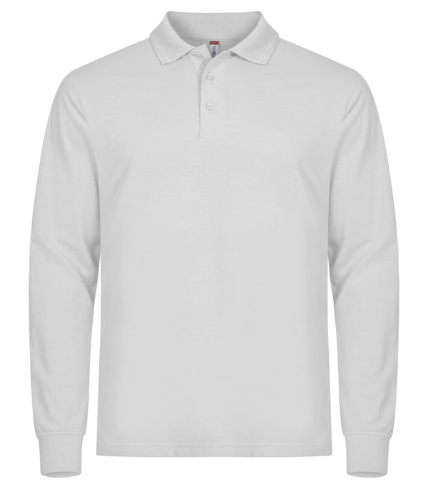 Clique Manhattan L/S Polo - Wit