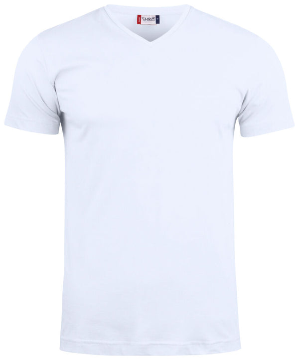 Clique Basic-T V-neck - Wit