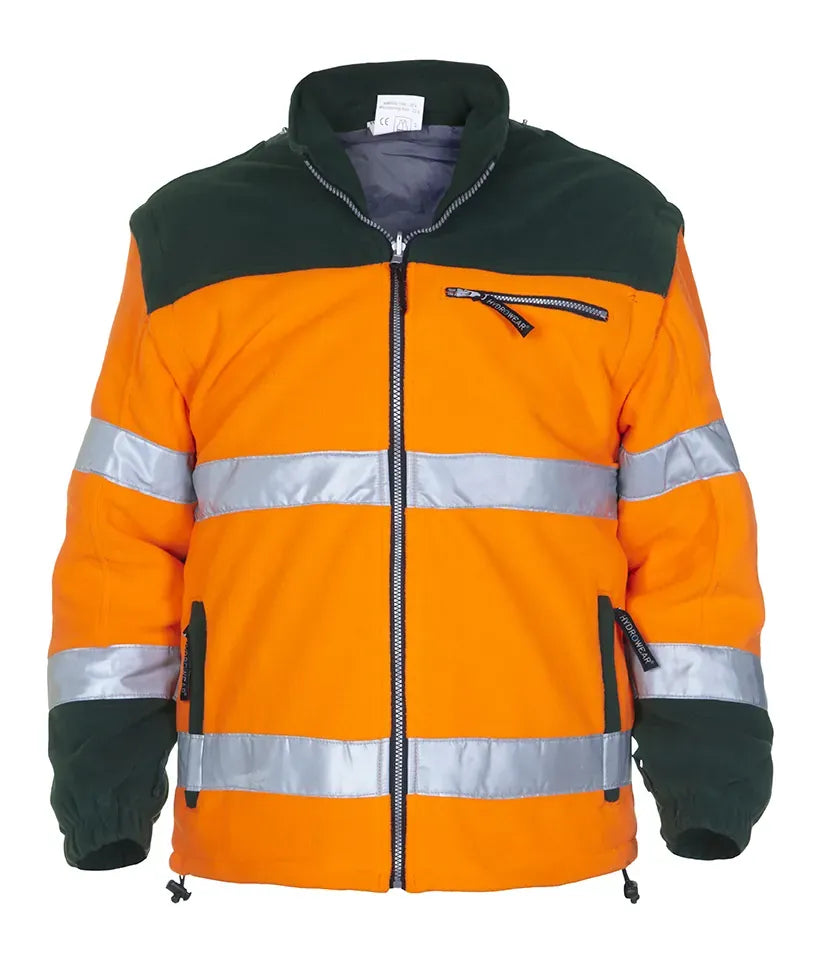 Fleece Fulham, fluor oranje - groen