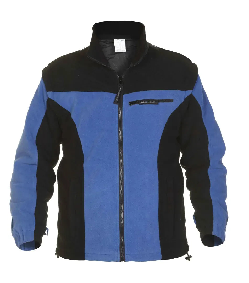Fleece Kolding, zwart - korenblauw