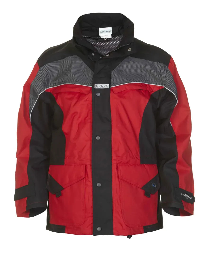 Parka Keulen, zwart - rood