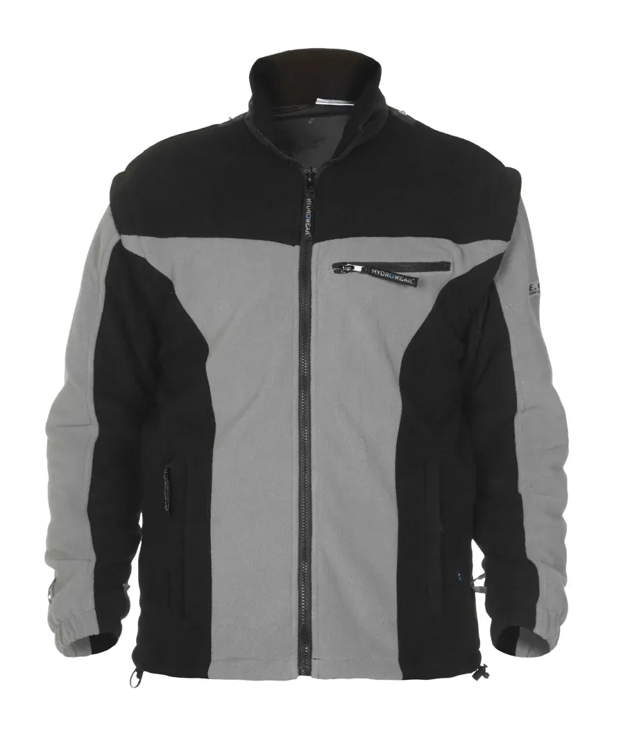 Fleece Kingston, zwart - grijs