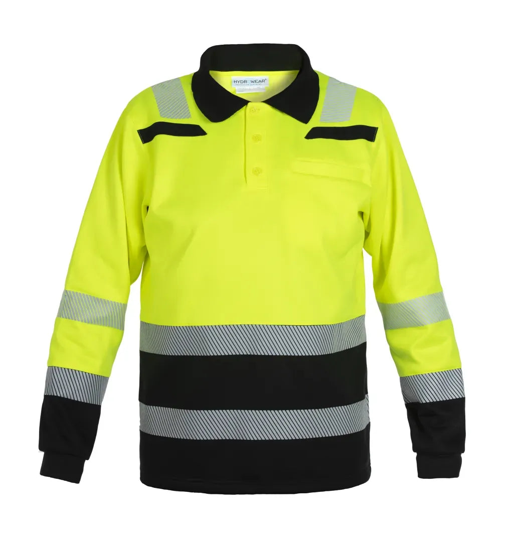 Sweater Tokio, fluor geel - zwart