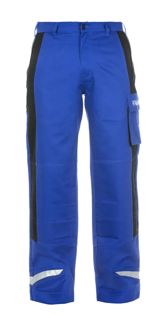 Multinorm Broek Malton, korenblauw - zwart