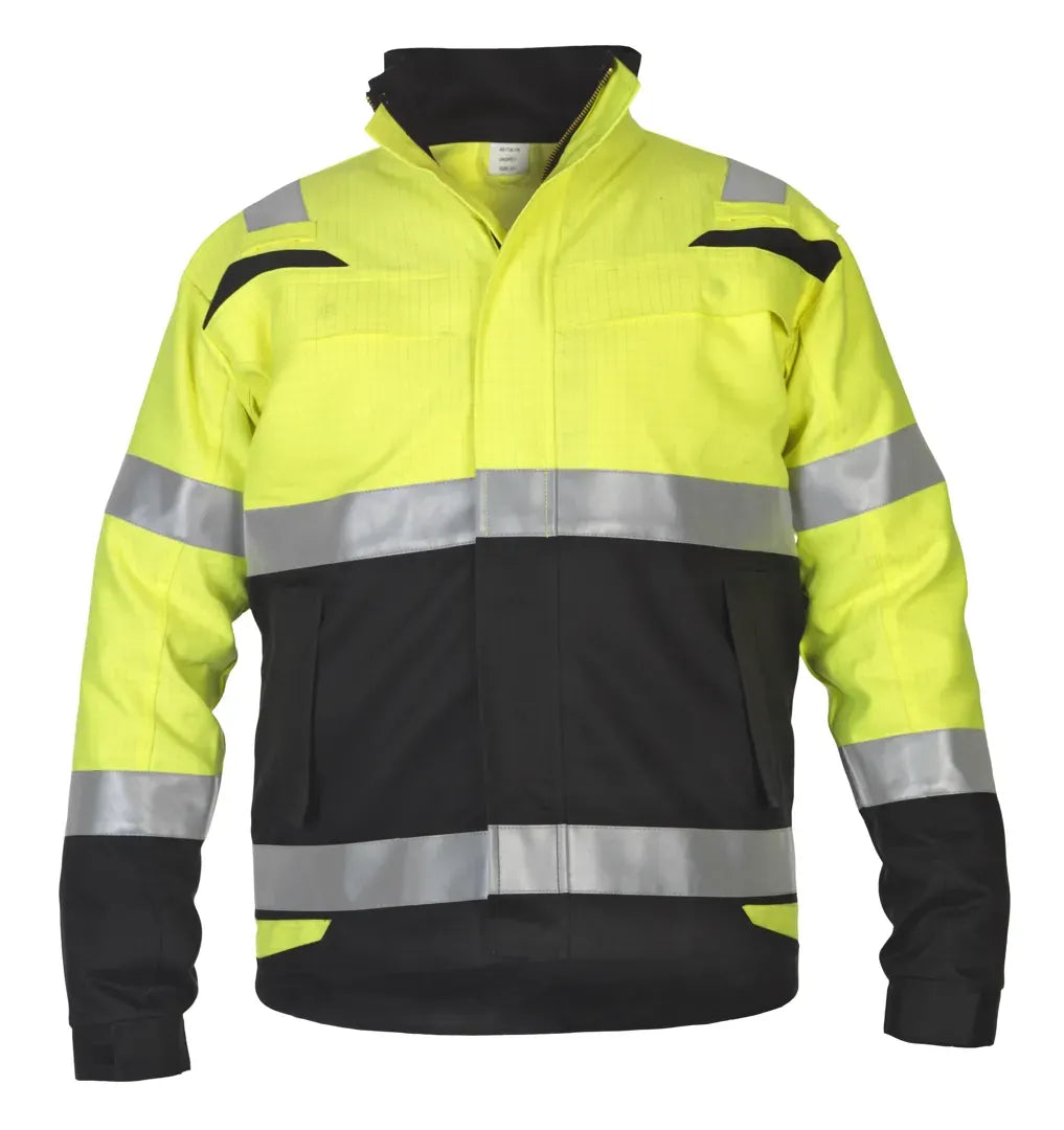 Multinorm Jack Malmö, fluor geel - zwart