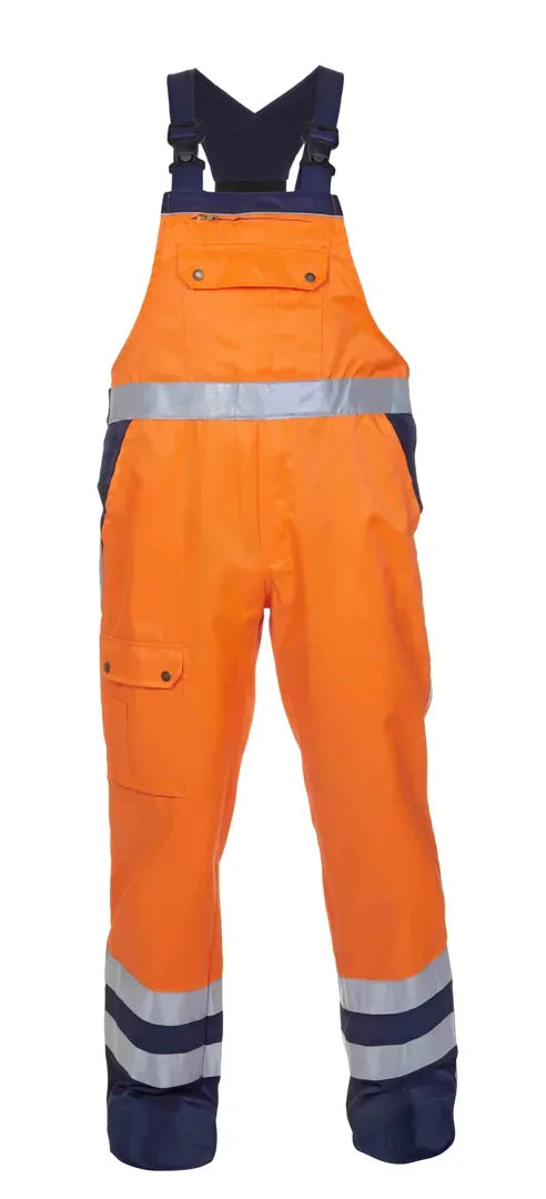 EN 20471 Am Overall Hanoi, fluor oranje - marine
