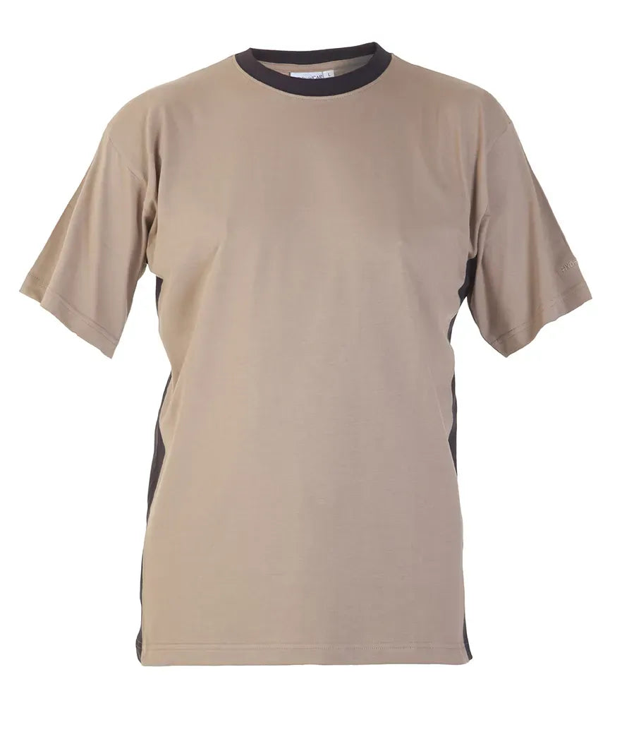 T-Shirt Tricht, kaki - zwart