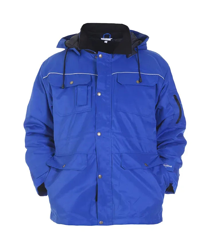 Parka Eden, korenblauw