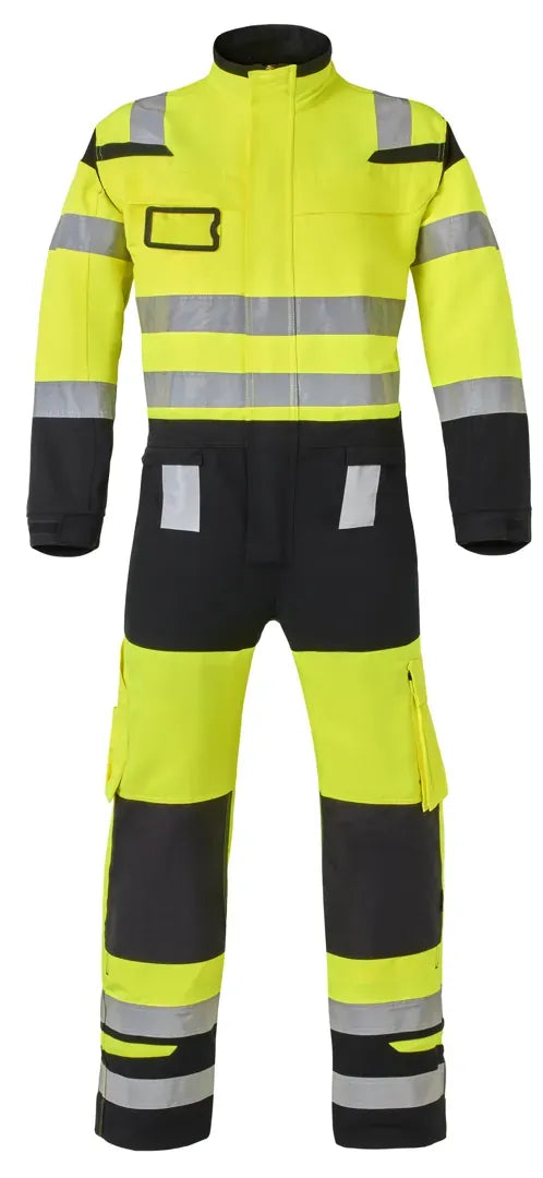 EN 20471 Overall Hove, fluor geel - zwart