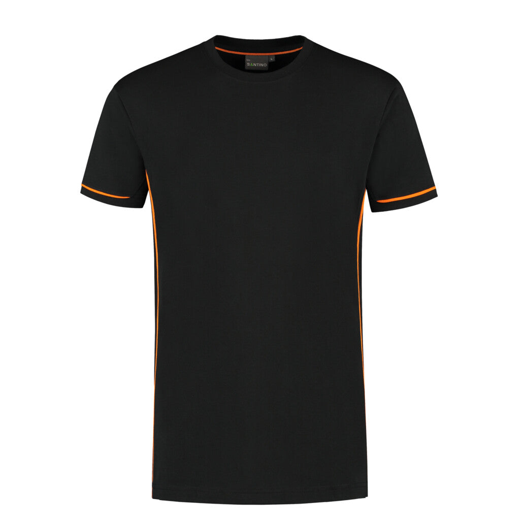 Santino T-shirt Cal+ - Black / Orange