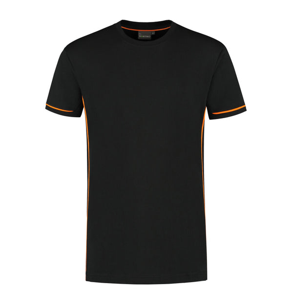 Santino T-shirt Cal+ - Black / Orange