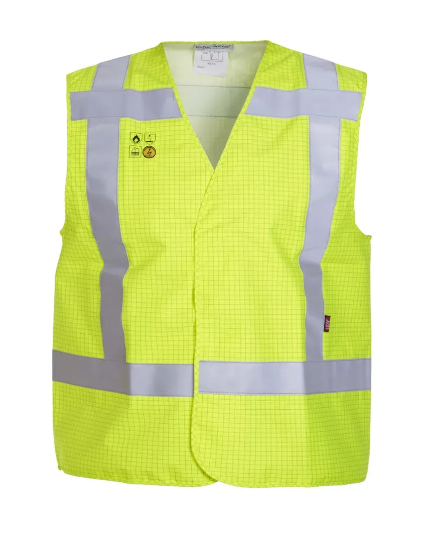 FR AST Vest Winde RWS, fluor geel