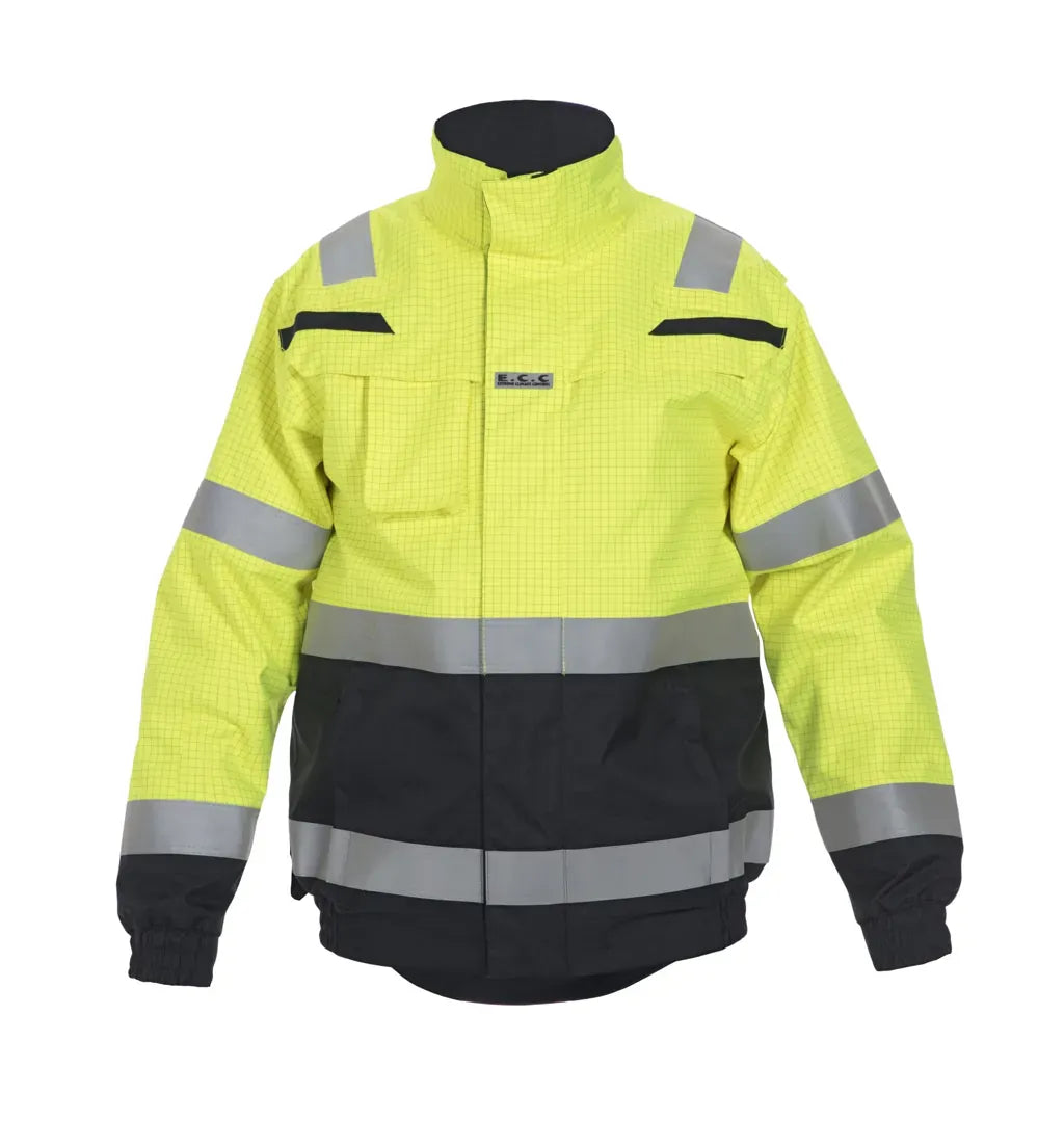 Multinorm Pilotjack Meppen, fluor geel - marine