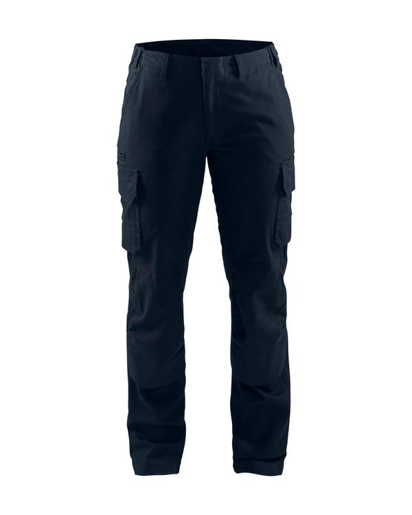 7106 Dames Industrie werkbroek stretch - Donker marineblauw