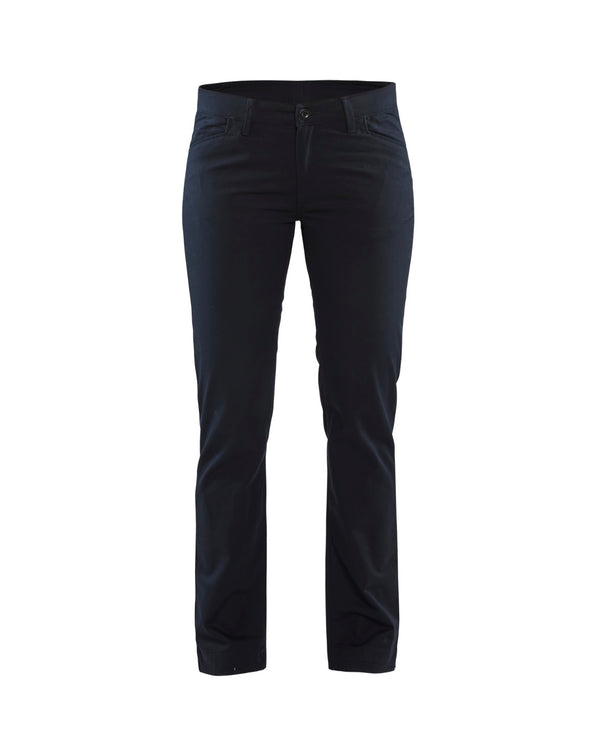 7165 Dames Chino 2-weg stretch - Donker marineblauw