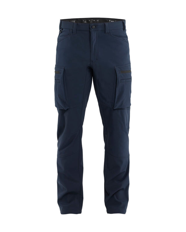 1477 Service werkbroek softshell - Donker marineblauw