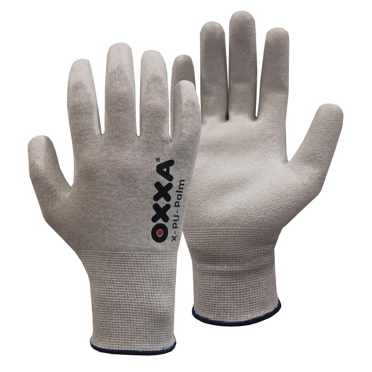 X-PU-Palm 14-103 ESD handschoen - grijs/wit