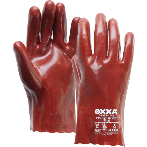 PVC-Chem-Red 17-127 handschoen - rood