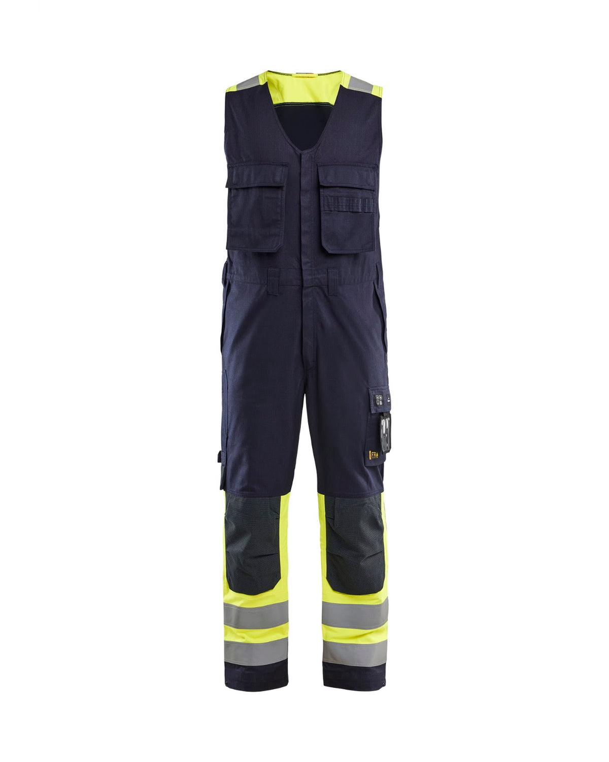 2887 Amerikaanse Overall Inherent - Marine/High Vis Geel
