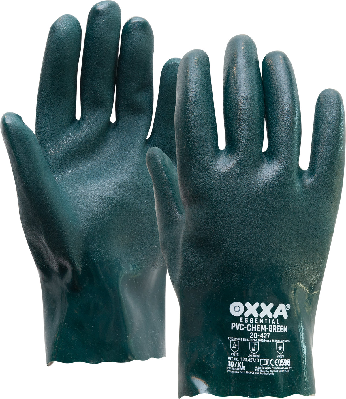 PVC-Chem Green 20-427 handschoen - groen