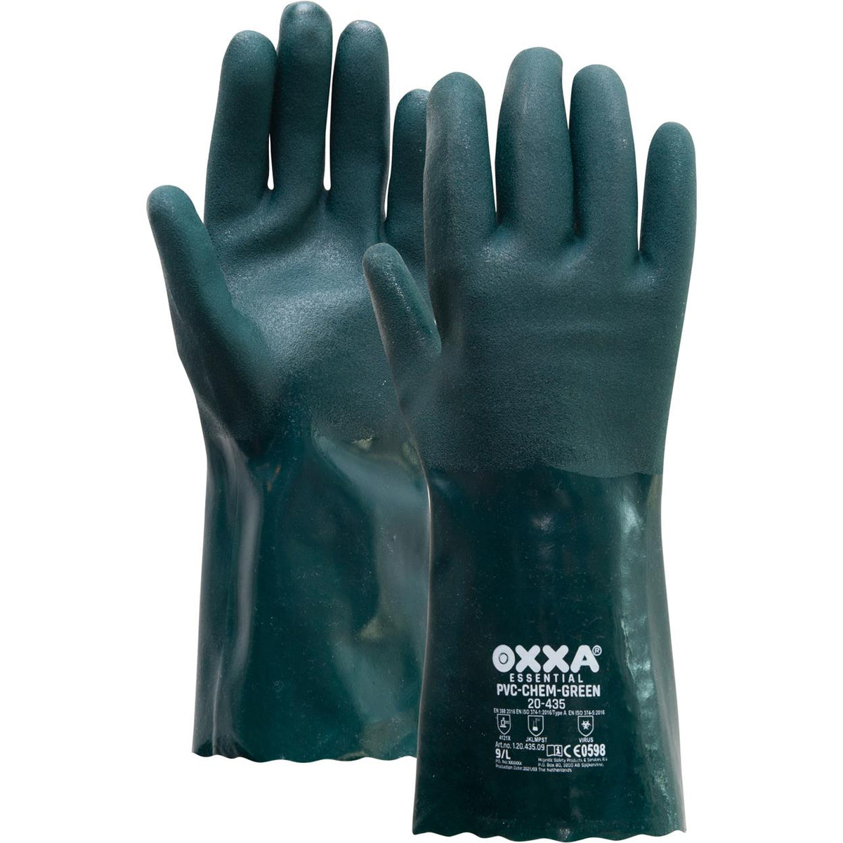 PVC-Chem-Green 20-435 handschoen - groen