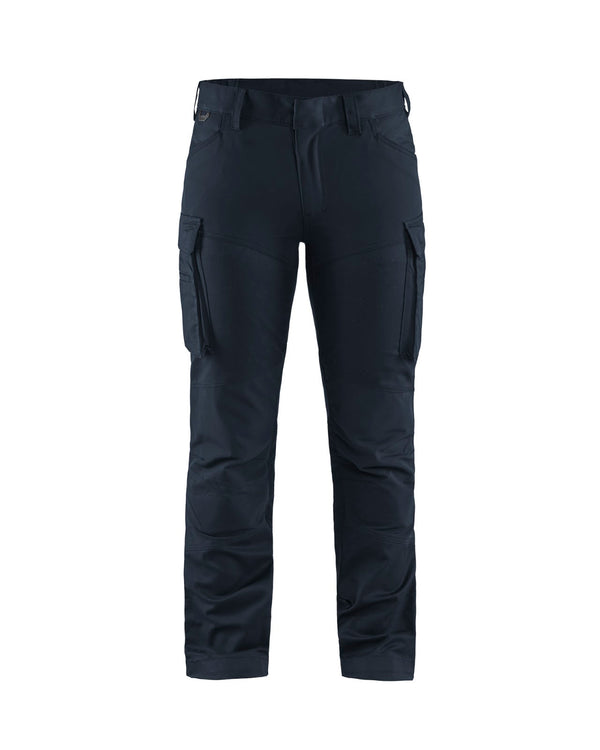 7147 Dames service werkbroek stretch - Donker marineblauw