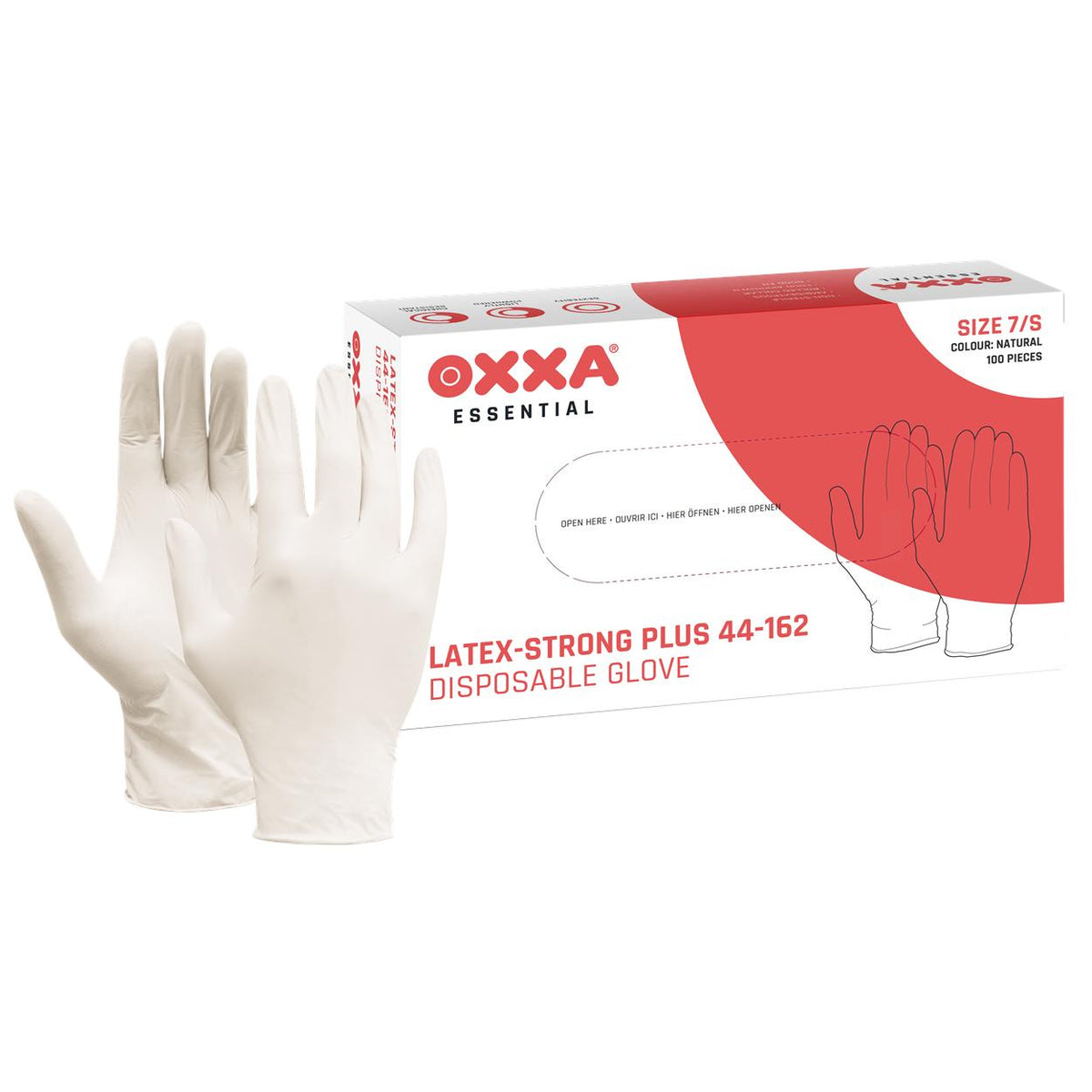 Latex-Strong Plus 44-162 Handschoen - naturel