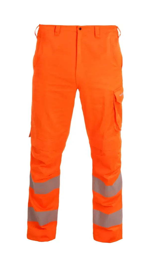 Duurzaam Broek Oslo RWS, fluor oranje