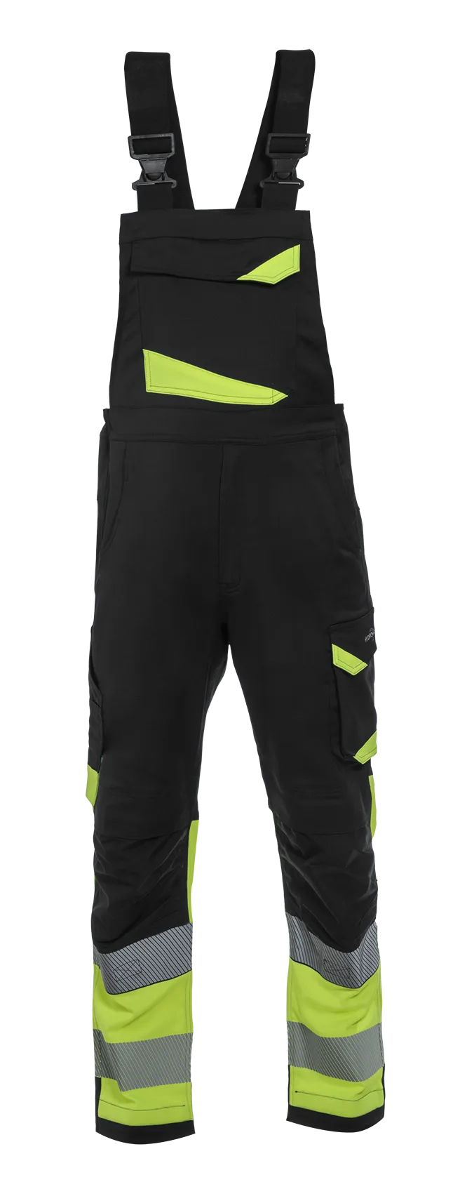 Amerikaanse Overall Osborne, zwart - fluor geel
