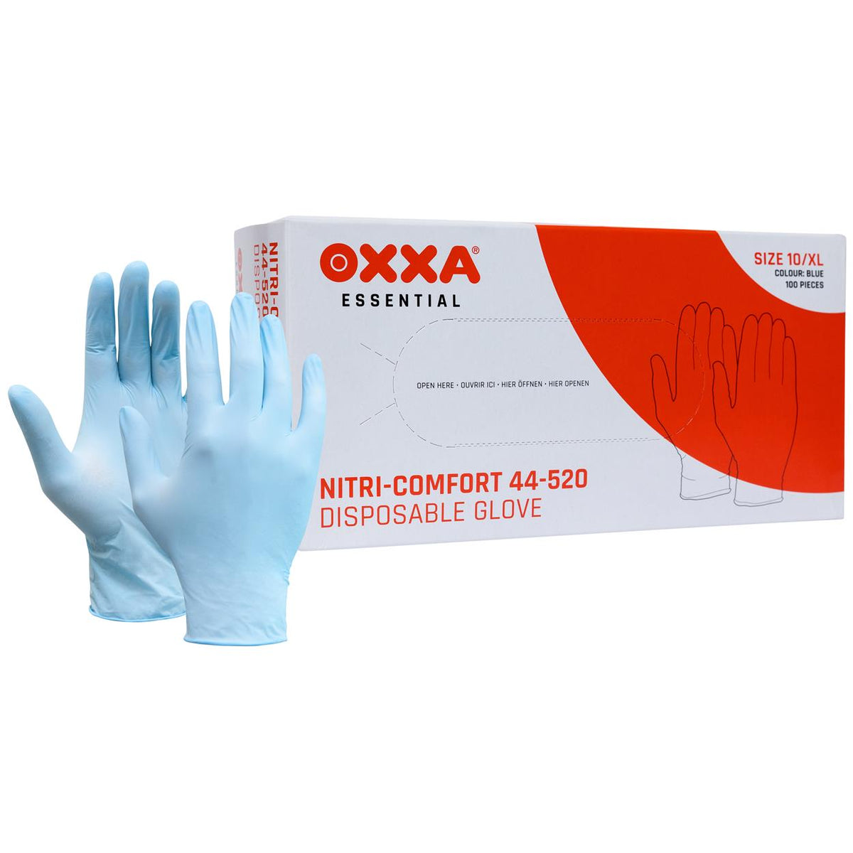 Nitri-Comfort 44-520 handschoen - blauw