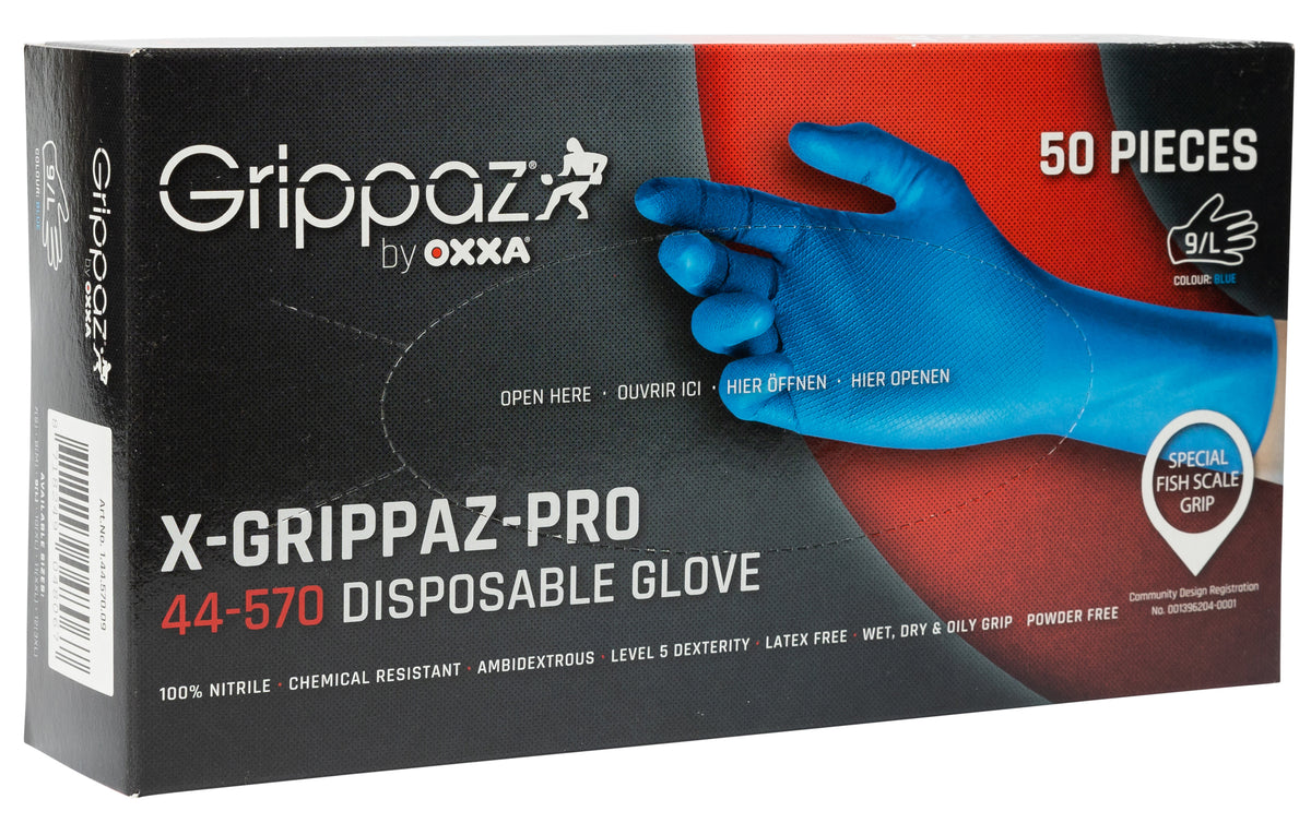 X-Grippaz-Pro 44-570 handschoen - blauw